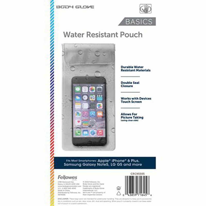 water resistant cell phone pouch